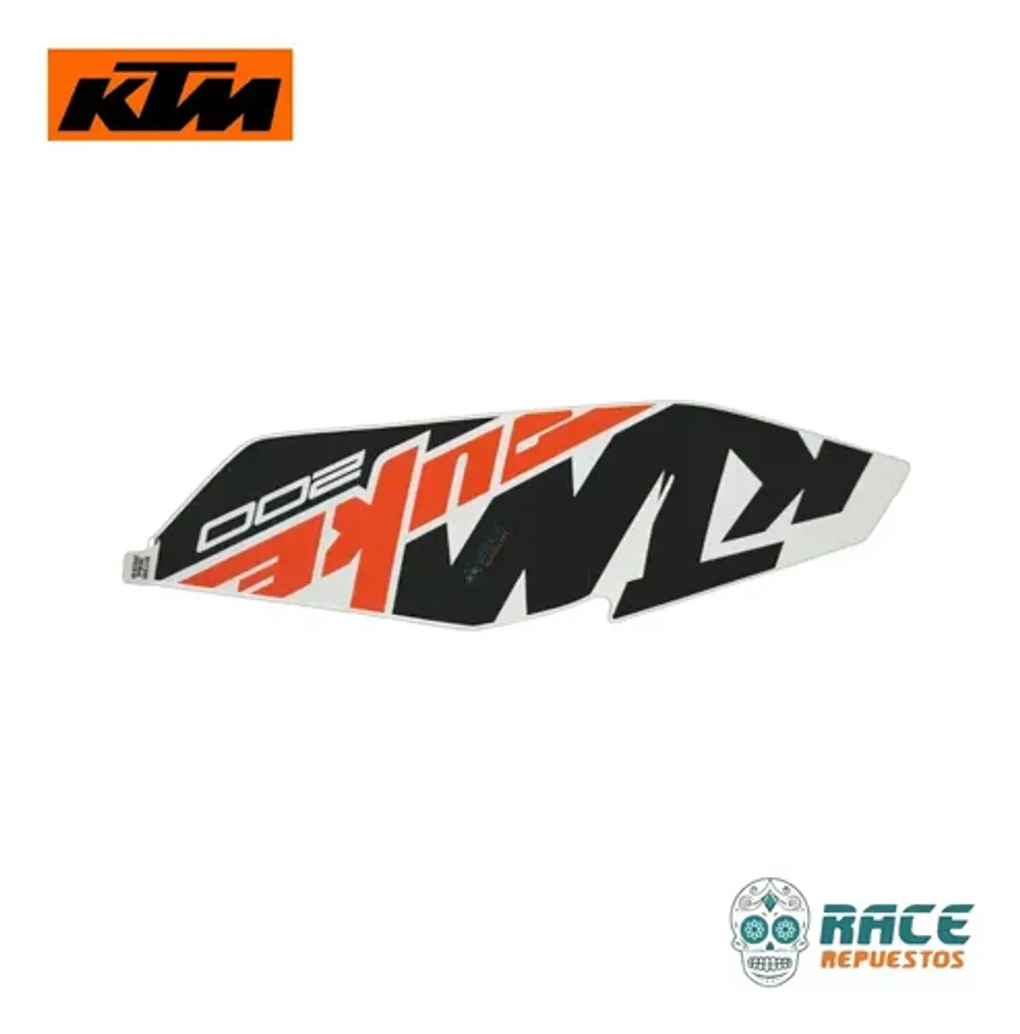 Sticker Tapa Tanque Derecha Ktm Duke 200 Original 1