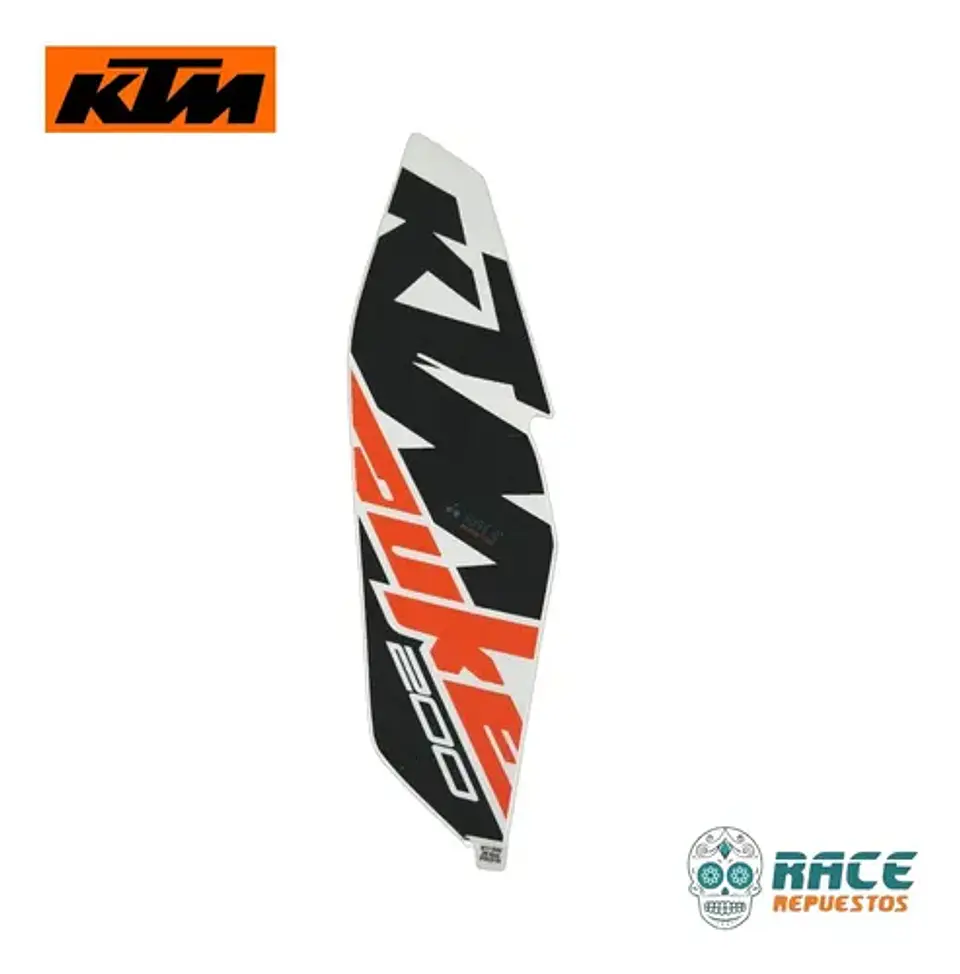 Sticker Tapa Tanque Derecha Ktm Duke 200 Original 5