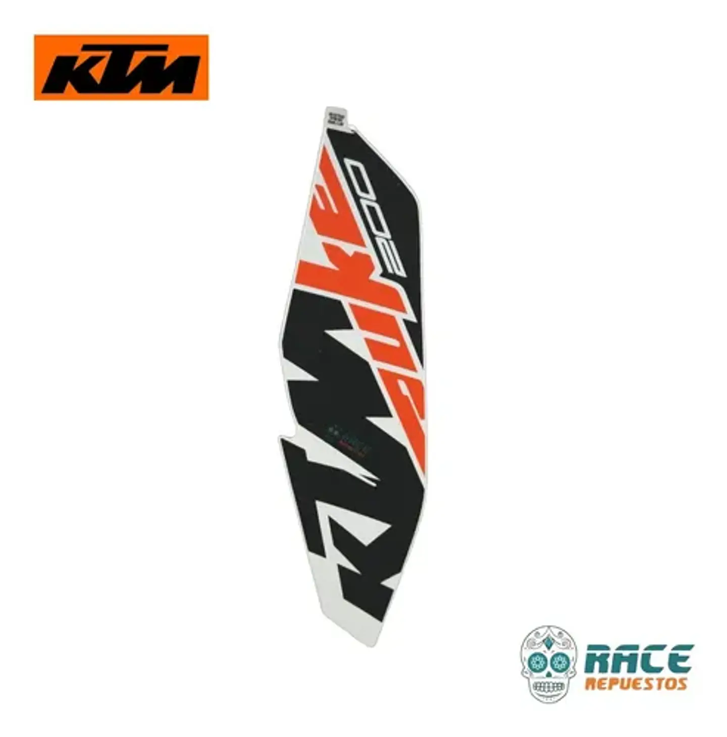 Sticker Tapa Tanque Derecha Ktm Duke 200 Original 6