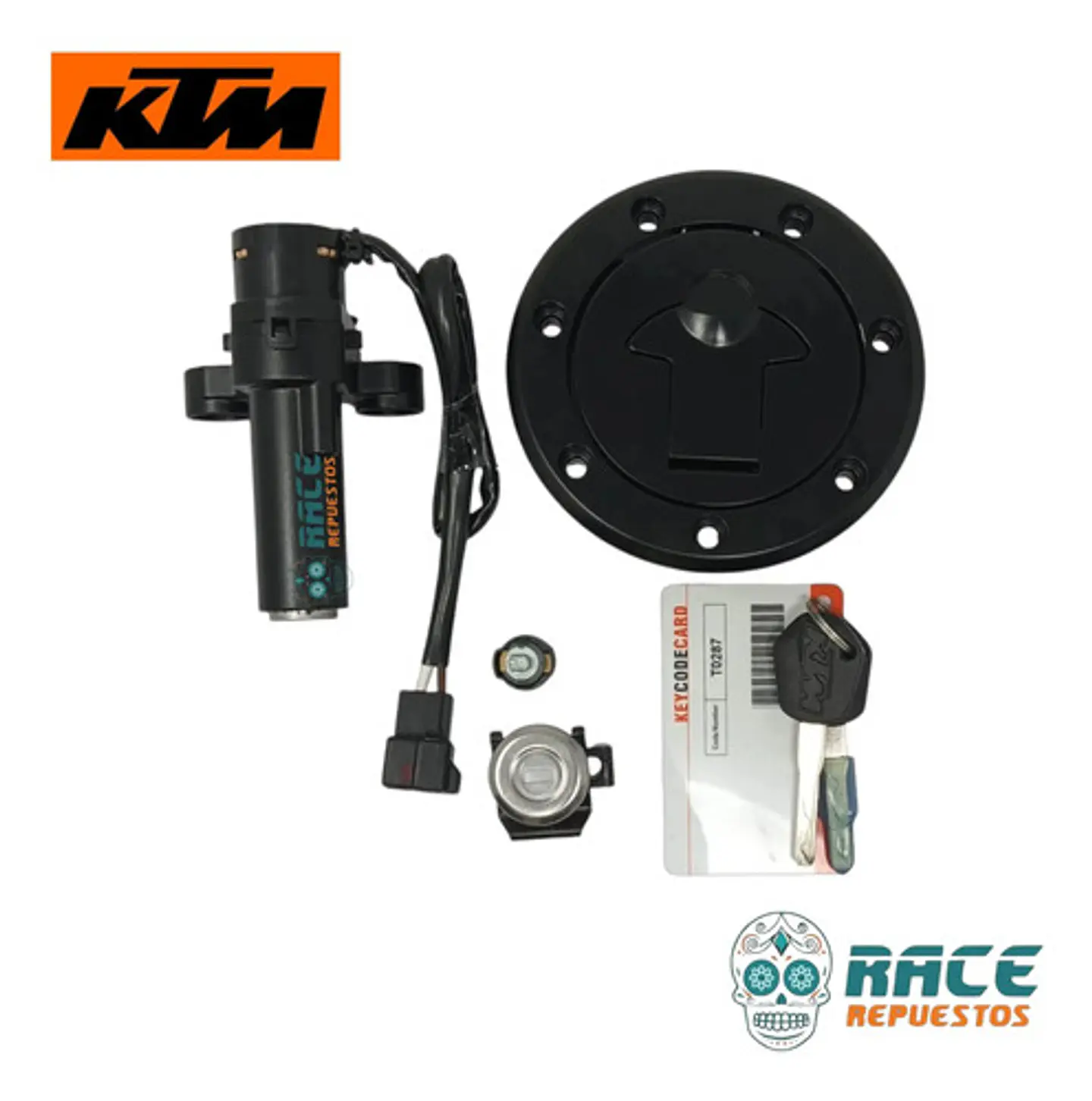 Kit Chapas Completo Rc 200 Clasicas Original Ktm 4