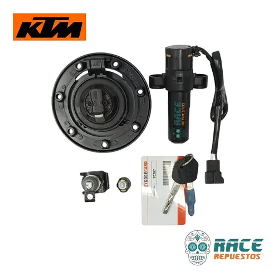 Kit Chapas Completo Rc 200 Clasicas Original Ktm 6