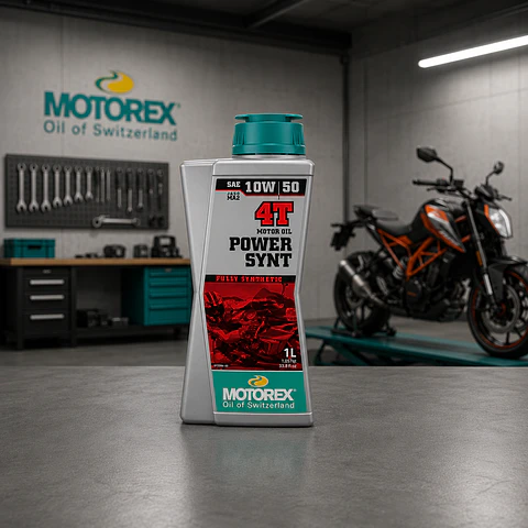 Aceite Motorex - Power Synt 4t 10w/50 - 1l