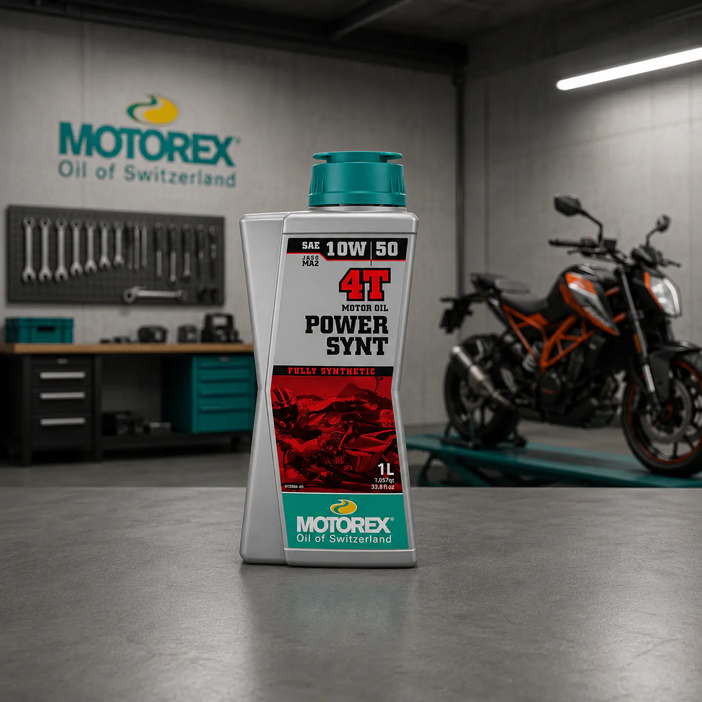 Aceite Motorex - Power Synt 4t 10w/50 - 1l 1