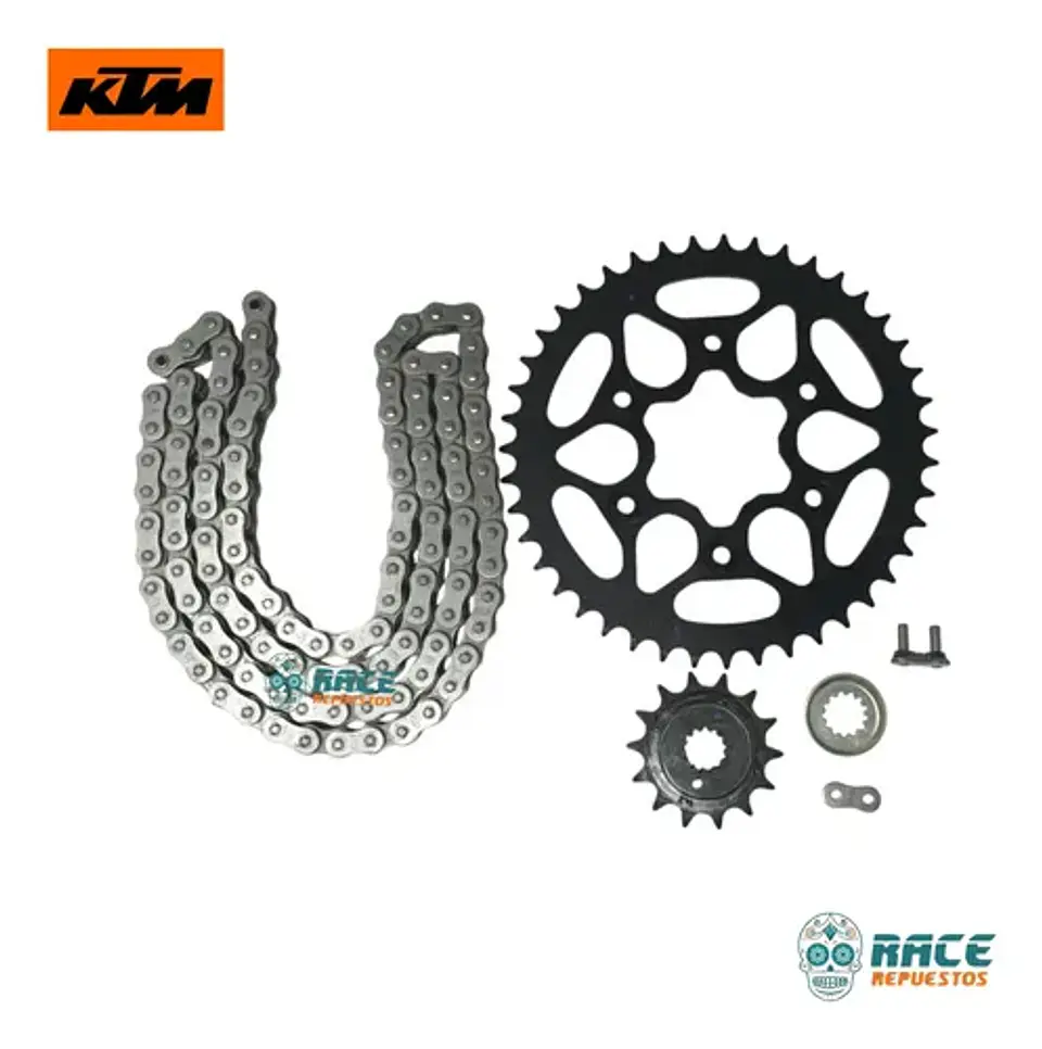 Kit Transmisión Arrastre Ktm Duke 390 Generacion-3 Original 7