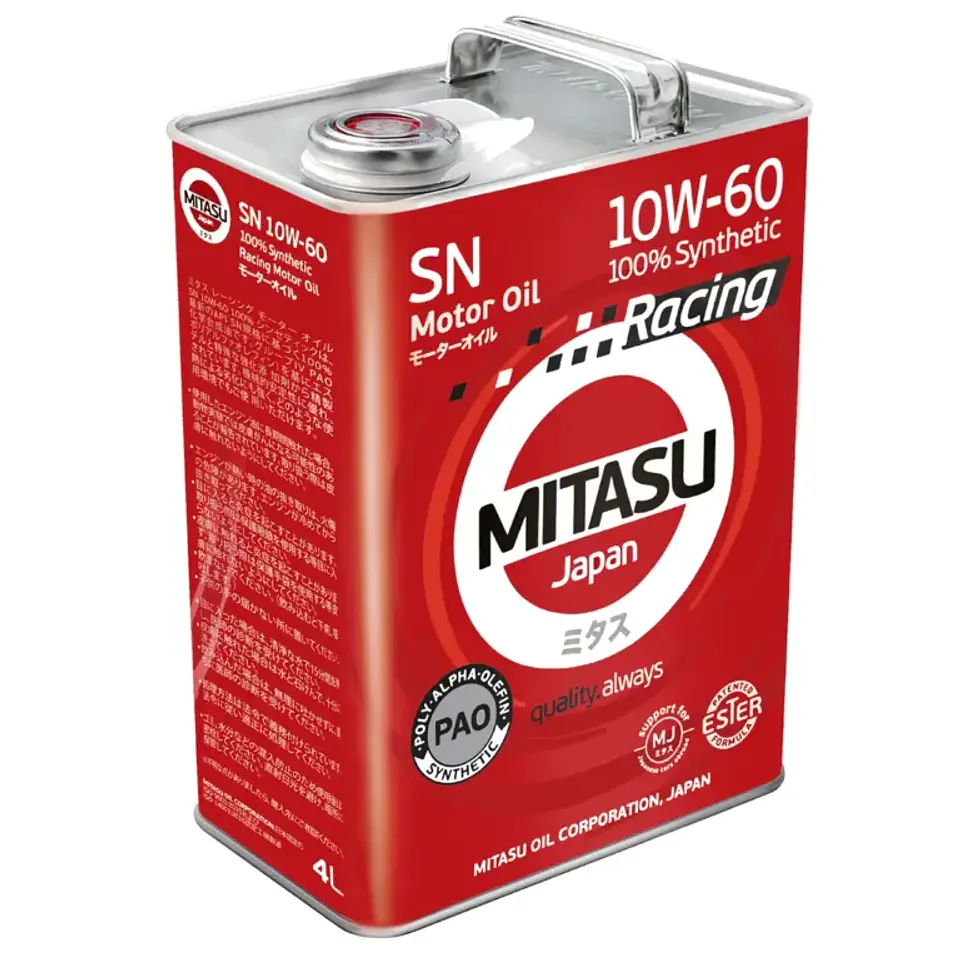 Mitasu Aceite 10w60 RACING Full Sintético 1