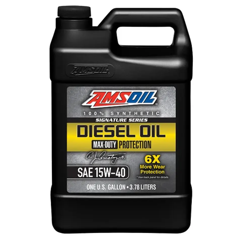 AMSOIL Signature Series Max-Duty Synthetic Diesel Oil 15W-40 4L 1
