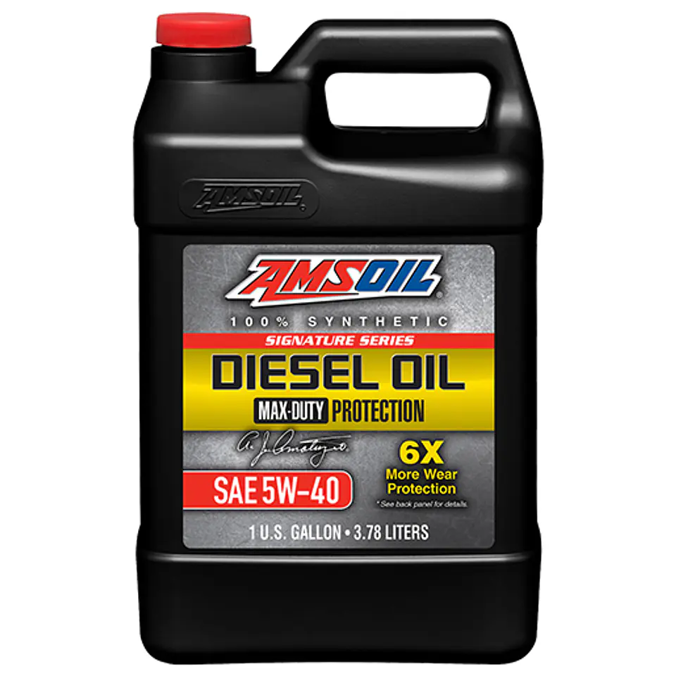 AMSOIL Signature Series Max-Duty Synthetic Diesel Oil 5W-40 4L 1