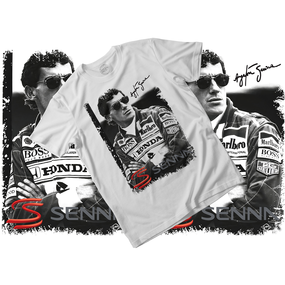 POLERA FORMULA UNO AYRTON SENNA 04