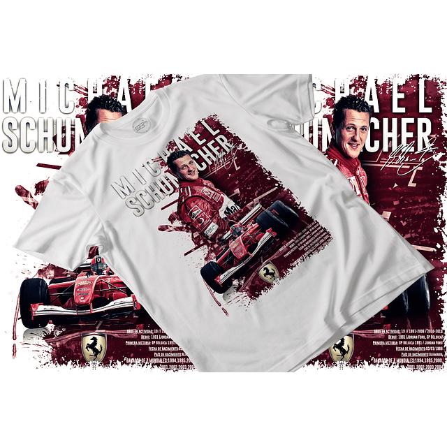 POLERA FORMULA UNO MICHAEL SCHUMACHER 02