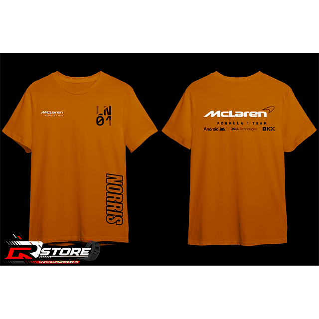 POLERA FORMULA 1 MCLAREN F1TEAM NORRIS LN01