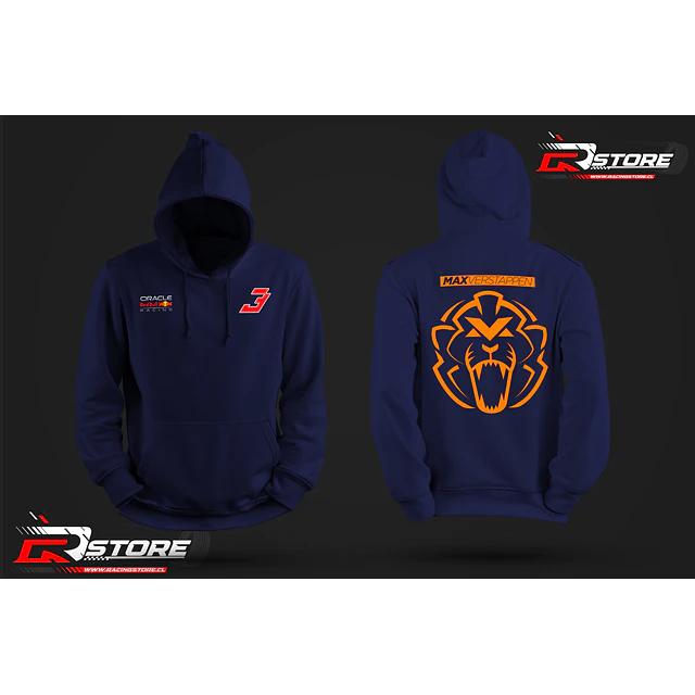 Poleron Canguro F1 Max Verstappen Lion 3
