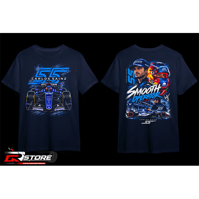 POLERA F1 CARLOS SAINZ WILLIAMS 2026