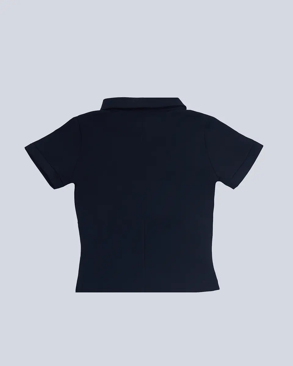 Polera Cuello Botones 3