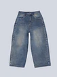 Studded Wide Jeans - Miniatura 1