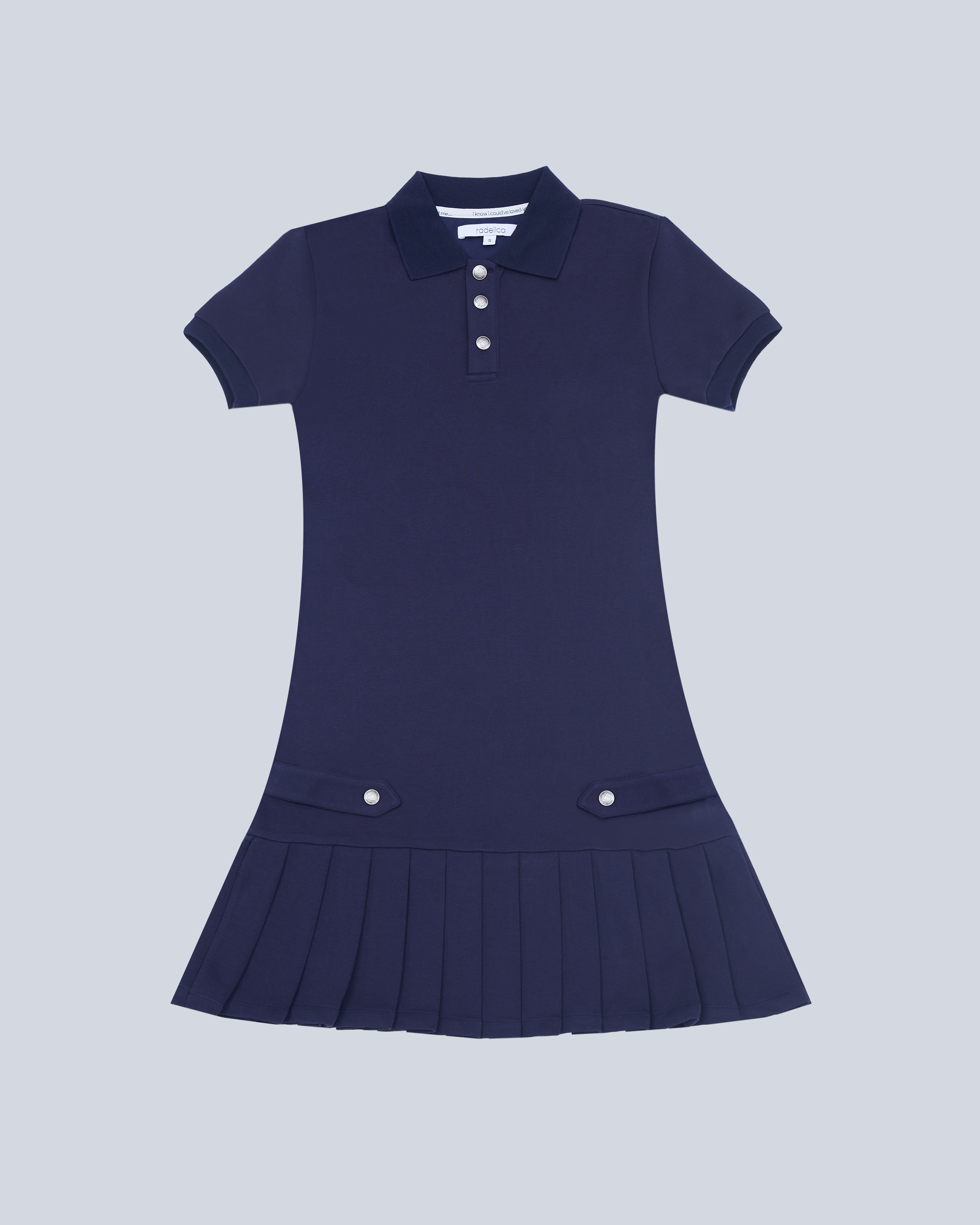 Vestido Polo - Azul Marino