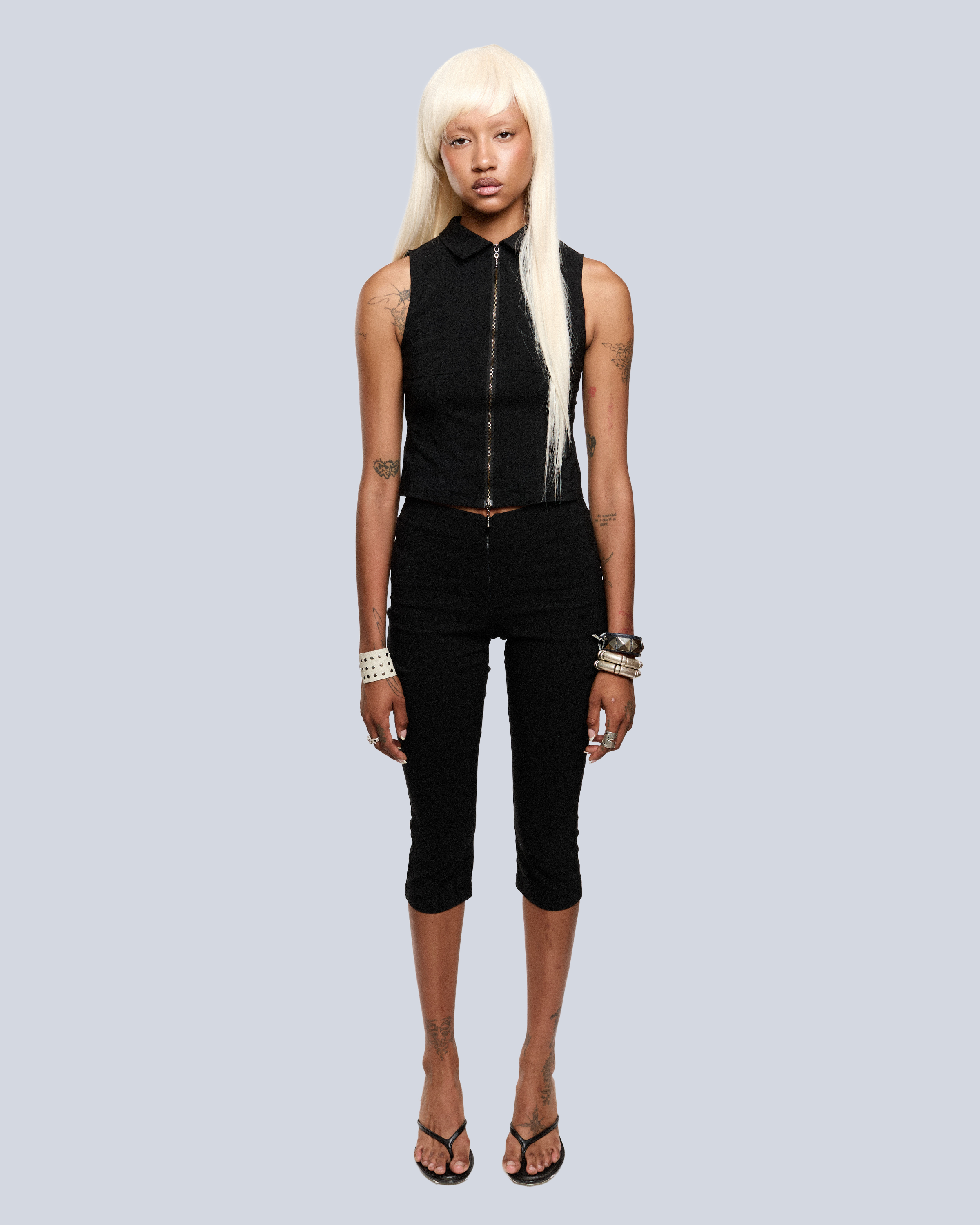 Pantalón Capri - Negro