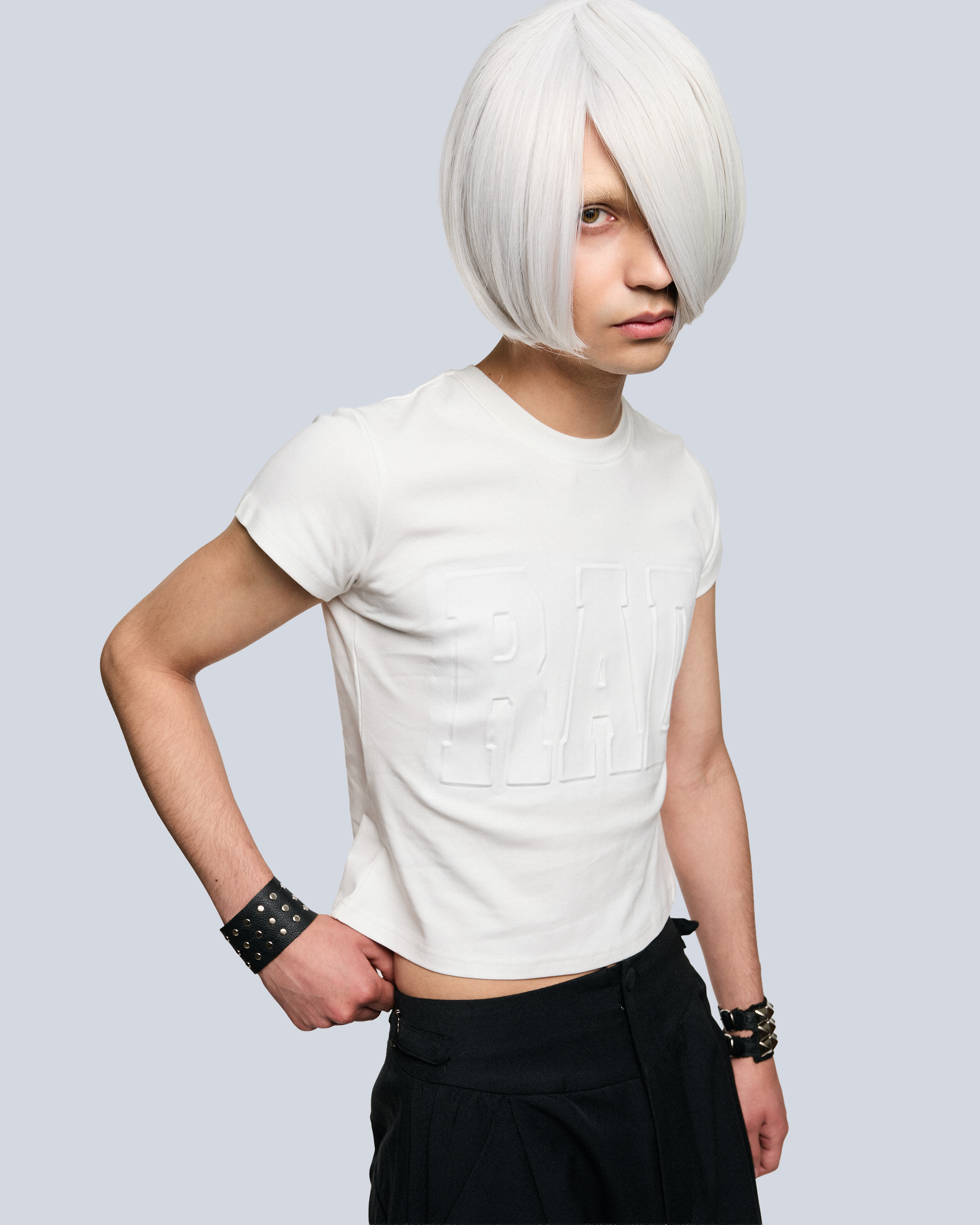 Polera Embossed - Blanco