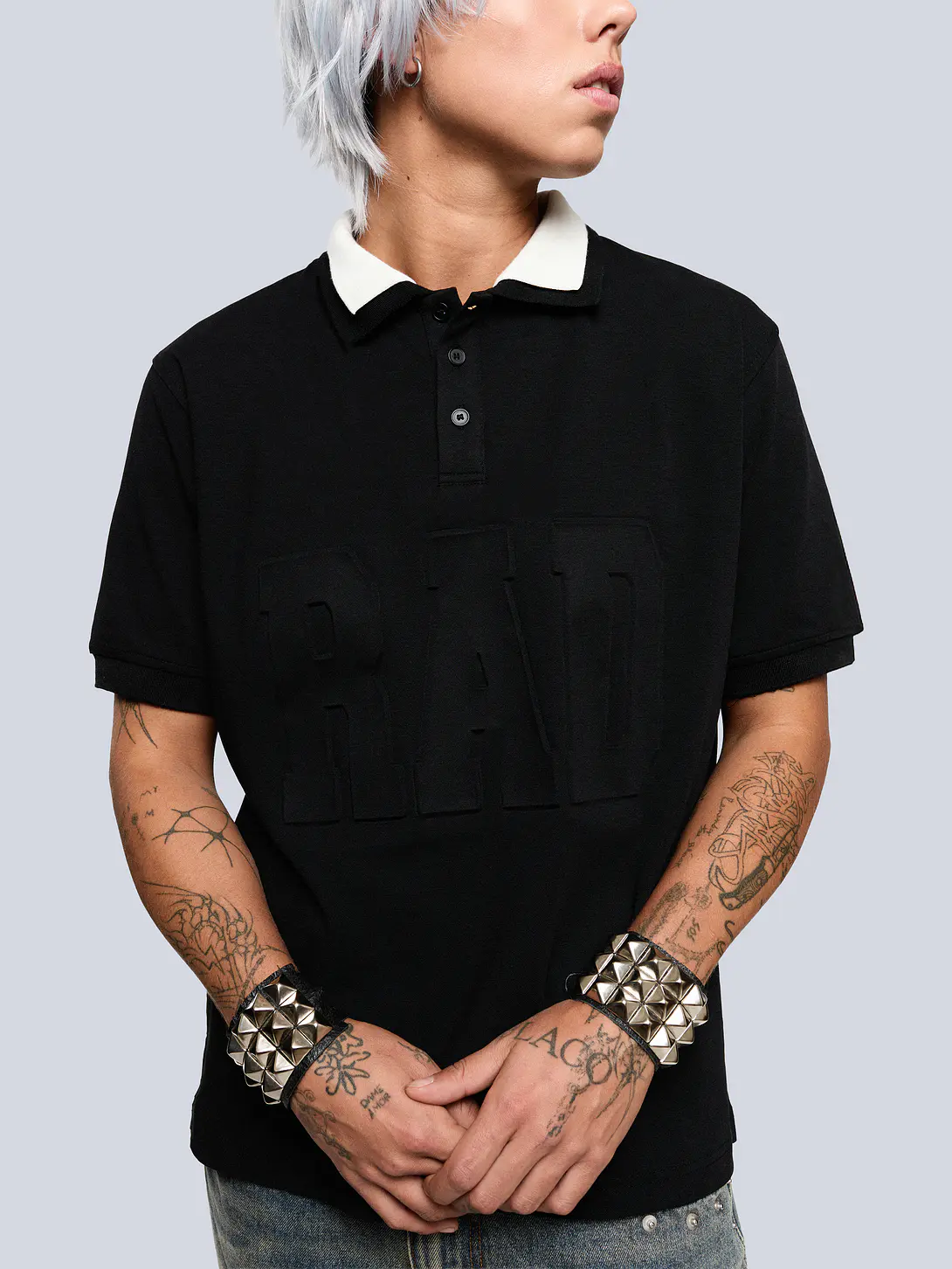 Polera Polo Embossed 2