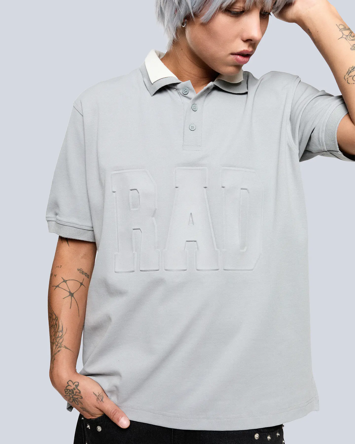 Polera Polo Embossed 1