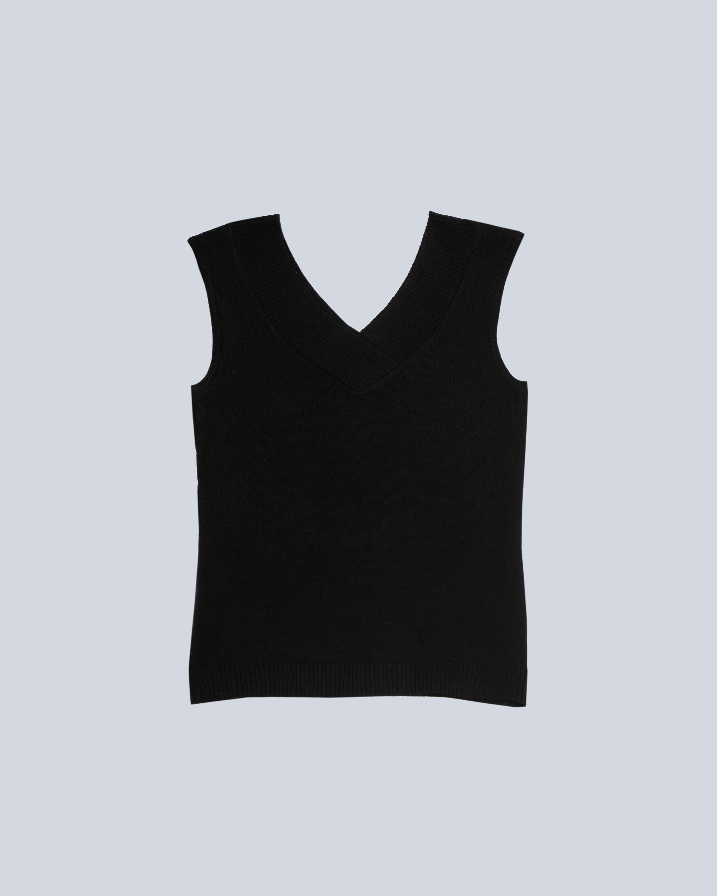 Chaleco Corte V - Negro