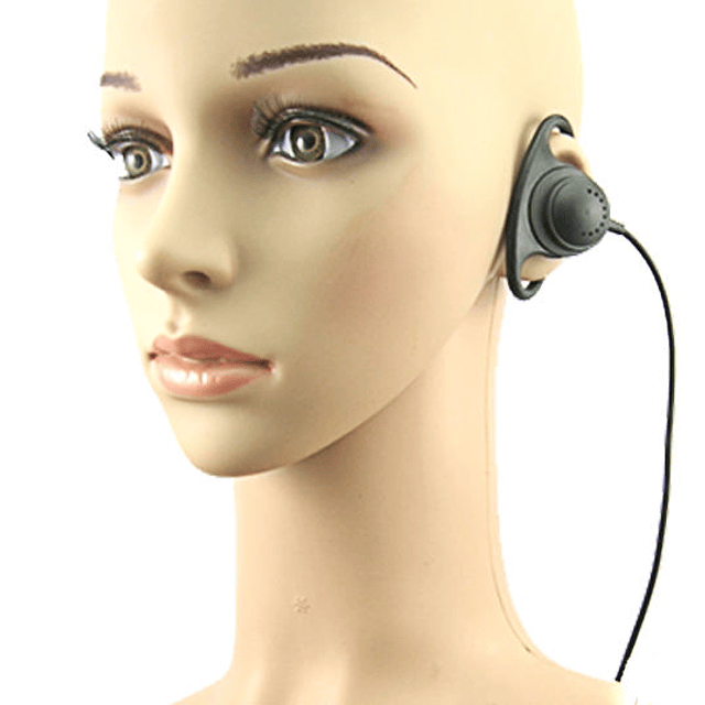 Auriculares con micrófono en forma de PTT D en línea para equipos Motorola