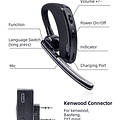 Auricular Bluetooth con PTT para sistema PoC PTT sobre celular