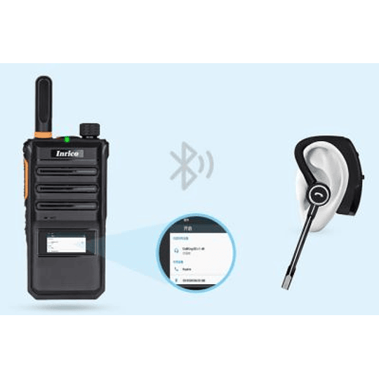 Auricular Bluetooth con PTT para sistema PoC PTT sobre celular