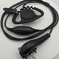 Auriculares con micrófono en forma de PTT D en línea para equipos Vertex VX231 VX261 VX351