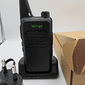 Radio Wings Wg-c1 De Dos Vías Frecuencia 400-470 Mhz Programable