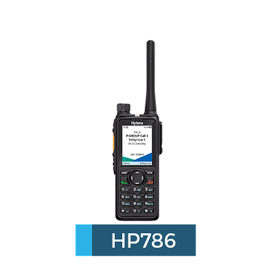 Hytera HP786 Radio DMR Bidireccional VHF 136-174 MHz sin GPS ni Bluetooth Línea Profesional programable