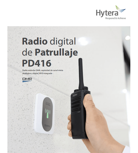 Hytera POA71 Punto de control de patrulla RFID (dispositivo pasivo) para usar con el Hytera Patrol Sistem y radios Hytera. Fácil de instalar, no requiere energía.
