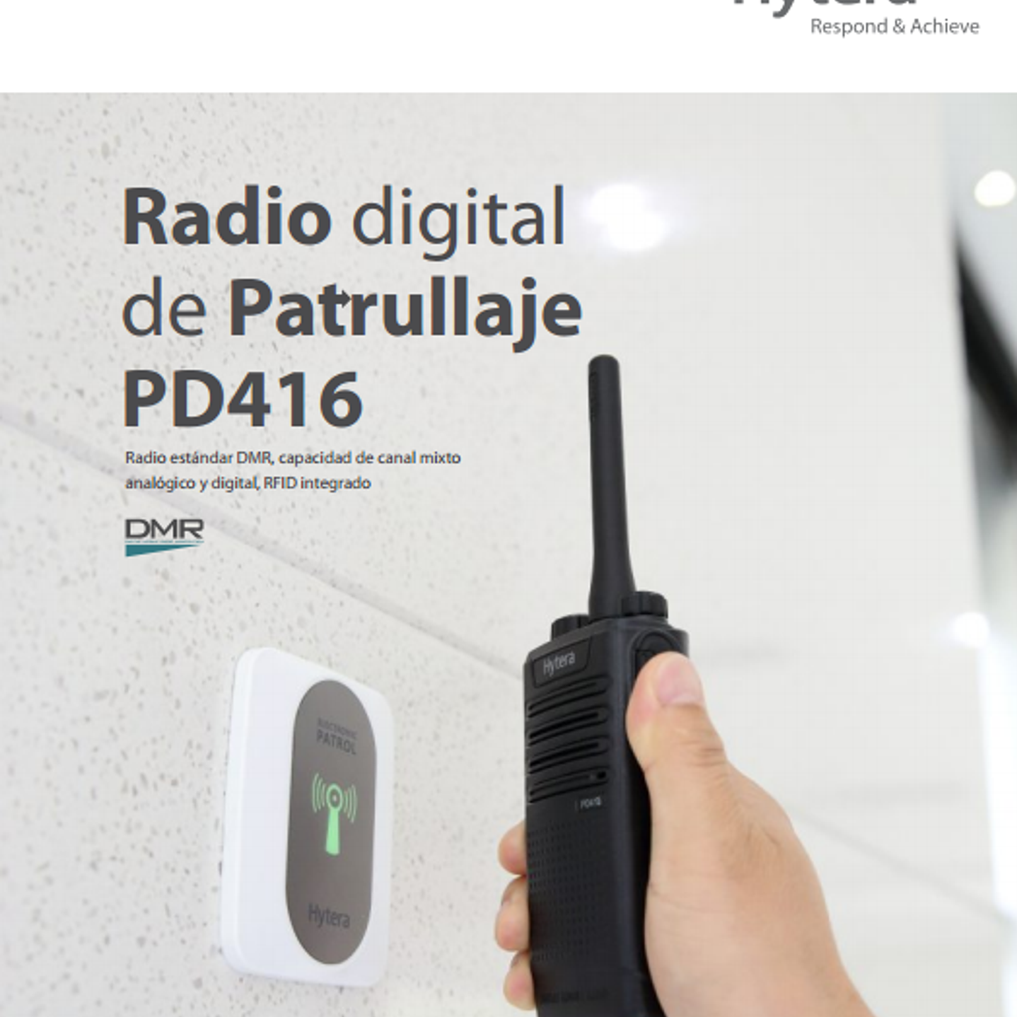 Hytera POA71 Punto de control de patrullaje RFID (dispositivo pasivo) para usar con el sistema de patrullaje, fácil de instalar para PD416 Precio con iva incluido 5