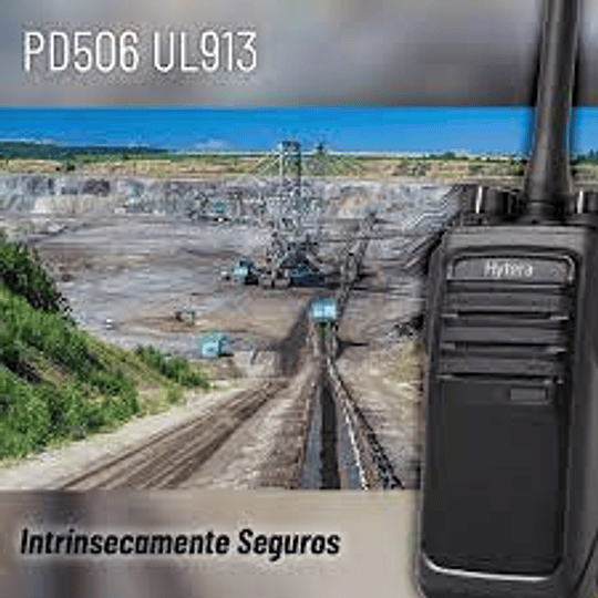 Hytera PD506 Radio de dos vías UHF 400-470MHz UL913  Intrínseco programable