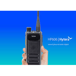 Radio Digital Profesional DMR HP606 UHF：450-520 MHz Sin GPS ni Bluetooth