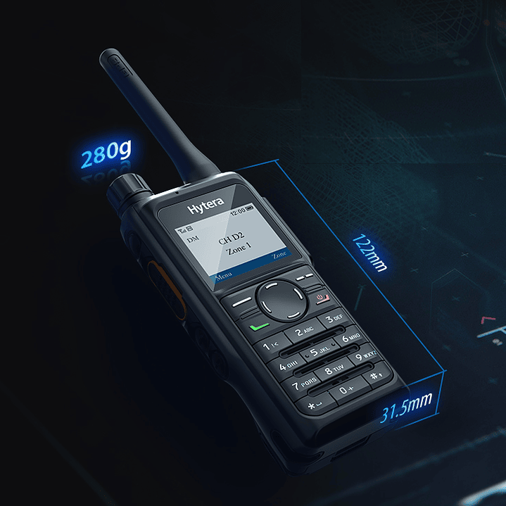 Hytera HP686 VHF 136-174 Mhz 1024CH DMR y Analogico 5W Radio Digital Analogico con Man- down, GPS, Bluetooth y pantalla LCD Precio con iva incluido 8