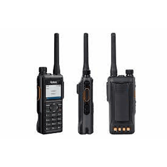 Hytera HP686 VHF 136-174 Mhz 1024CH DMR 5W Radio digital de dos vías profesional con pantalla, Man- down, GPS, Bluetooth para GPS con Bluetooth