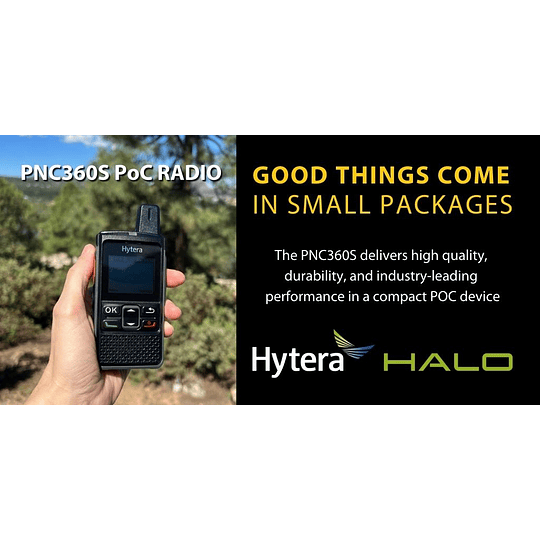 PoC Smartphone Hytera PNC360S Handy ultra compacto Wifi, 3G, 4G y LTE