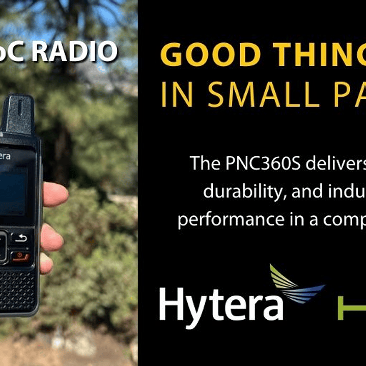 Hytera PNC360S PoC Radio PTT sobre celular duradero y confiable para las condiciones más difíciles Precio con iva incluido 17