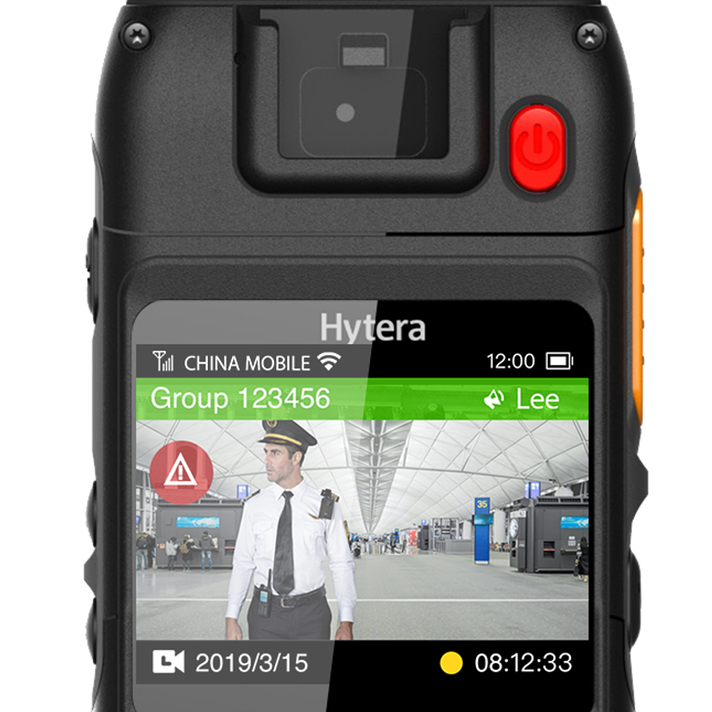 Hytera VM580D Bodycam and PoC Radio Push-To-Talk (ultra delgada “Empodera la mejora continua al grabar tus procedimientos