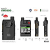 ¡OFERTA! Hytera VM580D Bodycam and PoC Radio ultra delgada con micrófono altavoz remoto 2 en 1 programable