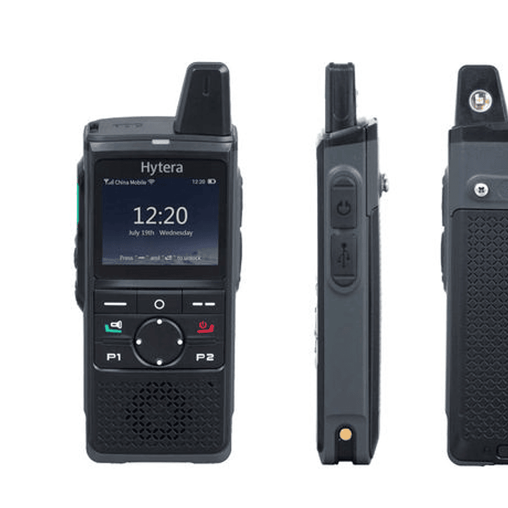 Hytera PNC370 Radio PoC PTT sobre celular amplía el rango de las llamadas al suministrar servicios PTT en redes 3G/4G/WLAN Precio con iva incluido 1
