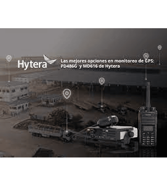 Hytera MD616 Radio Móvil DMR Tier II y convencional de uso comercial VHF 136-174 MHz 25W programable