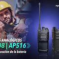 Hytera AP516 UHF 400-470 MHz Radio de dos vías portátil analógica programable
