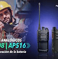 Hytera AP516 UHF1 400-470 MHz 32CH Análogo 4W Radio portátil sin pantalla eficiencia para tu empresa Precio con iva incluido - Miniatura 16