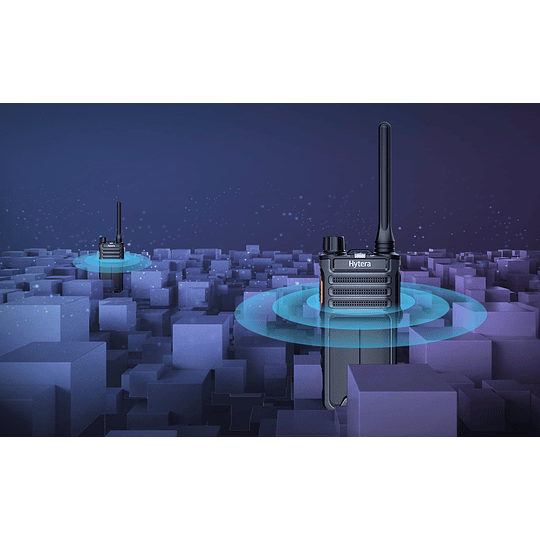 Hytera BP516 Radio de dos vías VHF 136-174 MHz con Bluetooth programable