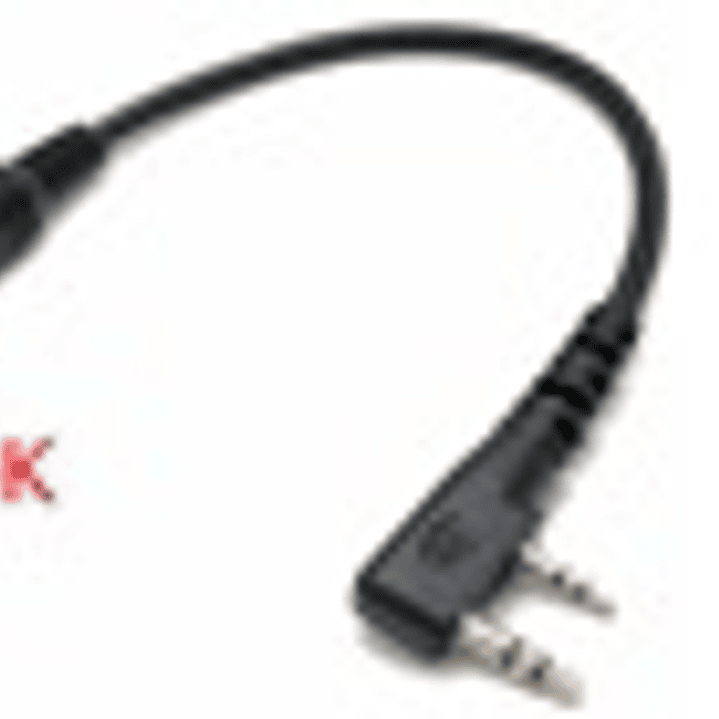 Diadema de alto ruido genérico o Auricular con cancelación de ruido y botón PTT redondo grande para radio Kenwood Baofeng Wouxun de 2 pines 3