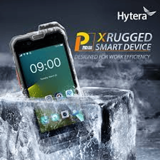 Hytera PNC460 UL913 Smartphone Intrínseco Class I, II, III; Division 1;  Groups A–G; T4 and -20°C to +60°C d for hazardous locations with potentially  explosive gas and combustible dust.