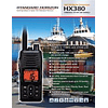 Standard Horizon HX-380, VHF, 5W, LMR canales Portátil Marino Comercial (Frecuencias pre establecidas no modificables)