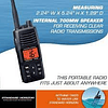 Standard Horizon HX-380, VHF, 5W, LMR canales Portátil Marino Comercial (Frecuencias pre establecidas no modificables)