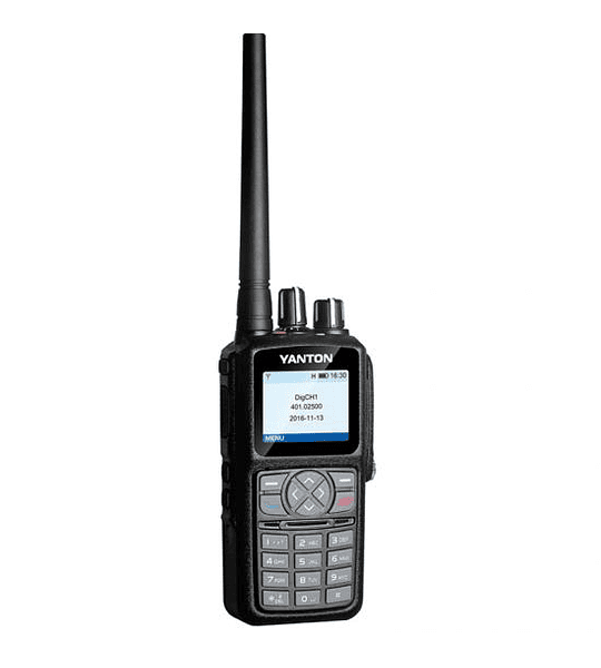 Yanton DM-980 Radio de dos vías DMR construido para modo dual (Digital + analógico)  Frecuencia VHF 136-174 MHz programable